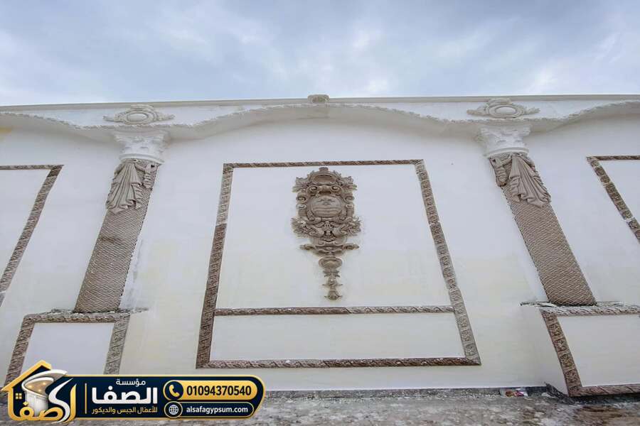تركيب ديكورات GRP على واجهات المباني في القاهرة