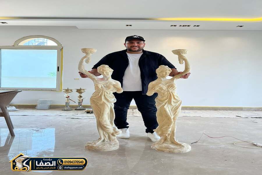 معاينة موقع تركيب ديكورات الجبس في القاهرة