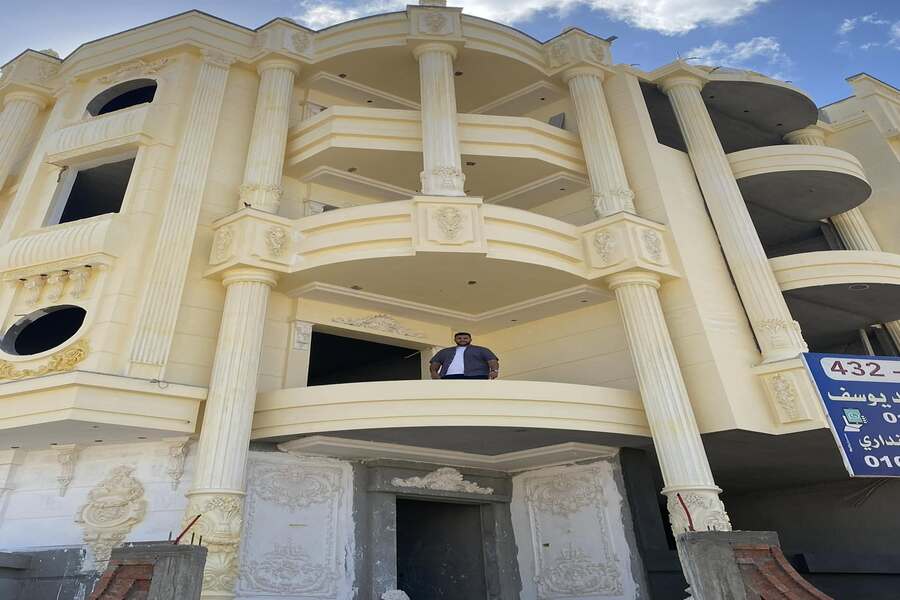 تشطيب واجهات الجبس في القاهرة وتجهيز الواجهة قبل تنفيذ الزخارف