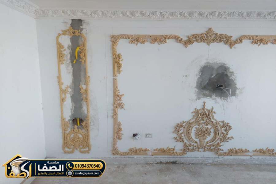 ديكورات حوائط جبس للفلل والمنازل والقصور