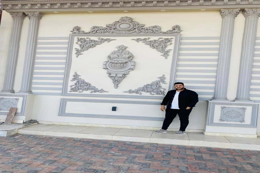 اقواس وزخارف واجهات الفلل بالجبس وGRP